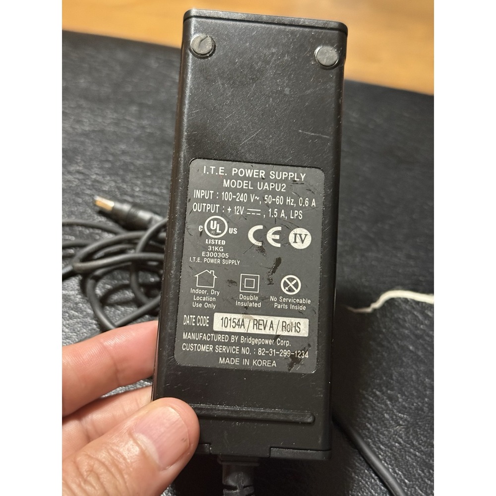 Genuine Samsung UAPU2‎ 12V Network Extender Base Station AC/DC Power Adapter